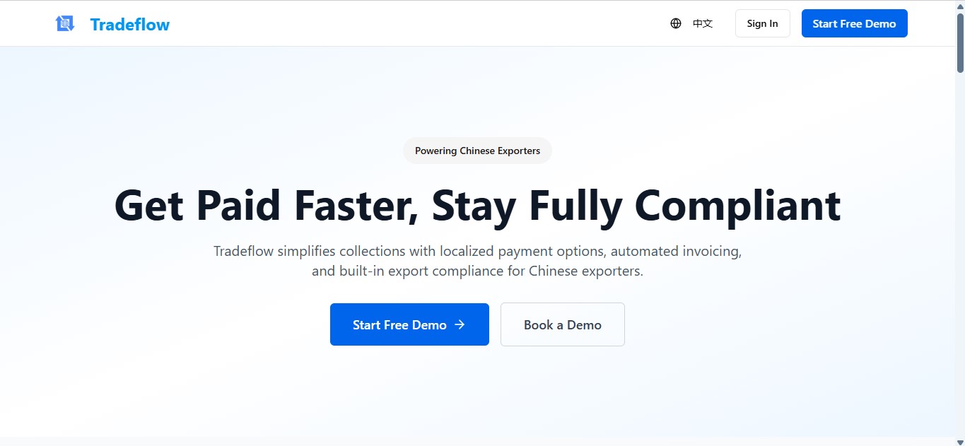 Tradeflow Asia Screenshot